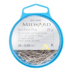 Ball Point Pins For Jersey & Stretch Fabrics | Milward