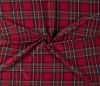 Premium Scottish Check Fabric Light Stretch | Red