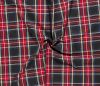 Premium Scottish Check Fabric Light Stretch | Black