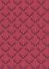 Loch Lewis Fabric | Antlers Red
