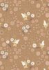 Fairy Clocks Fabric | Fairy Clocks Deep Gold - Gold Metallic