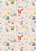 Spring Treats Fabric | Spring Gnomes Cream