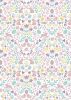 Spring Treats Fabric | Mirrored Bunny & Chicks Cream