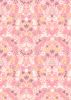 Spring Treats Fabric | Mirrored Bunny & Chicks Rose Pink