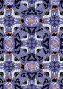 Haunted House Fabric | Glow In The Dark Hats, Cats & Bats Blue