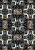 Haunted House Fabric | Glow In The Dark Hats, Cats & Bats Black