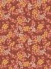 Hannah's Flowers Fabric | Hannah's Flowers Rusty Rose