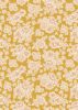 Hannah's Flowers Fabric | Flower Blooms Mustard