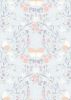 Heart Of Summer Fabric | Floral Gathering Duck Egg