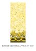 Buzzworthy Fabric | Border Yellow / Gold - Metallic
