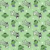 Licensed Cotton Fabric | The Incredible Hulk - Daddys Lil Hulk Green