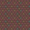Cotton Fabric Print | Lucky Love Brown