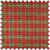 Christmas Fabric Mini Roll 2m x 28cm | Tartan Red, Green & Gold