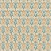 Majolica Lewis & Irene Fabric | Floral Stems Dark Cream