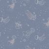 Cassandra Connolly Sound Of The Sea Fabric | Jellyfish Dance Porpoise Purple