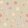 Small Things Coastal Fabric | Seashells Sand