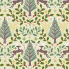 Yuletide Lewis & Irene Fabric | Yuletide Cream Gold Metallic