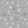 Saariselkä Lewis & Irene Fabric | Snowflakes Grey
