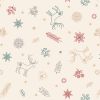 Saariselkä Lewis & Irene Fabric | Arctic Forest Cream
