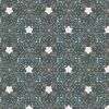 Winter In Bluebell Wood Lewis & Irene Flannel | Winter Floral Grey/Blue