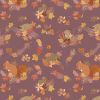 Cassandra Connolly Squirrelled Away Fabric | Hide & Squeak Mauve Taupe