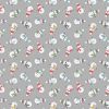 Snow Day Flannel Lewis & Irene | Scattered Snowmen Grey