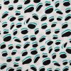 Chally Fabric | Pebbles White Emerald
