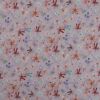 Organic Jersey Fabric | Small Waterflowers Dusty Lavender