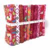Quilting Fat Quarter Bundle | Curated 'Scraps' 10 Fat Qs! - Pinks & Reds