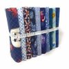 Quilting Fat Quarter Bundle | Curated 'Scraps' 10 Fat Qs! - Blues