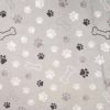 Super Soft Fleece | Paws and Bones Grey