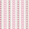 Indian Summer Fabric by Stuart Hillard | Floral Stripe on Cream