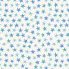 Puffin Rock Lewis & Irene Fabric | Blue Starfish On Cream