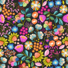 Creative Landscapes Lewis & Irene Fabric | Flowers Black