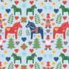 Tomtens Folklore Christmas Lewis & Irene | Tomtens & Christmas Horses Light Blue