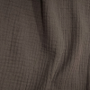 Organic Double Gauze Fabric | Darkest Grey