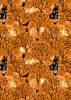 Witchy Woods Lewis & Irene Fabric | Woods Halloween Orange