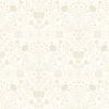 Tiny Tonals Lewis & Irene Fabric | Celtic Thistles Cream On Cream