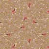 Isabella Lewis & Irene Fabric | Arts & Crafts Birds Dark Taupe