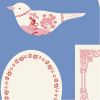 Tilda Something Blue Fabric | Blender - Labels & Ornaments Blue