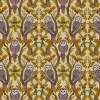 Old Quercus Lewis & Irene Fabric | Wise Owls Light Gold