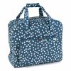 Sewing Machine Bag: Matt PVC: Teal Spot