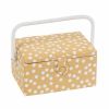 Sewing Box (M): Ochre Spot