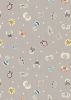 Small Things Glow Fabric | Star Signs Light Clay