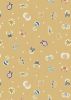 Small Things Glow Fabric | Star Signs Mellow Ochre