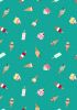 Small things Sweet Fabric | Ice Cream Green