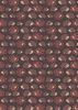 Under The Oak Tree Fabric | Hedgehog Family Darkest Brown