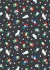 Hygge Glow Fabric | Mini Tomten Charcoal