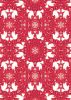 Hygge Glow Fabric | Scandi Dove Red