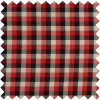Christmas Fabric Mini Roll 2m x 28cm | Festive Check Red & Natural